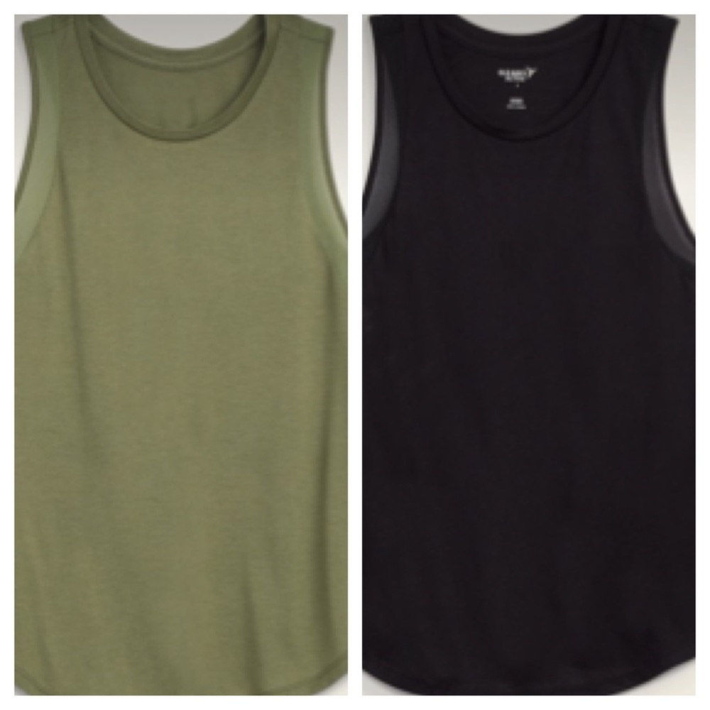 ❌sold❌Lot of 2 old navy active tank tops large